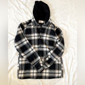 Hollister Hooded Flannel Shirt